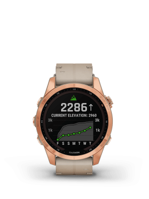 Garmin Fenix 7S Sapphire Solar Rose Gold - Bilde 2