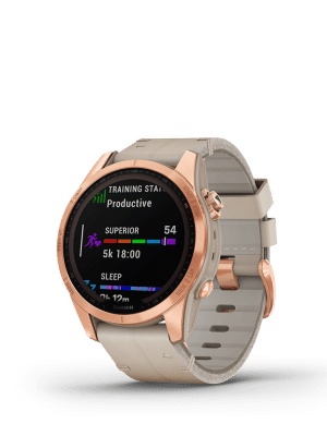Garmin Fenix 7S Sapphire Solar Rose Gold - Bilde 3