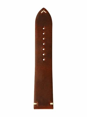 Rochet Vintage «Tulsa» Lys Brun Nubuck Skinnreim