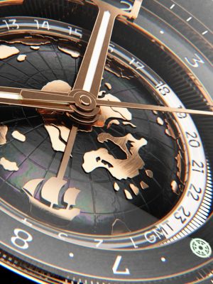 Alternative view of DeSanders Voyage GMT Black Pearl