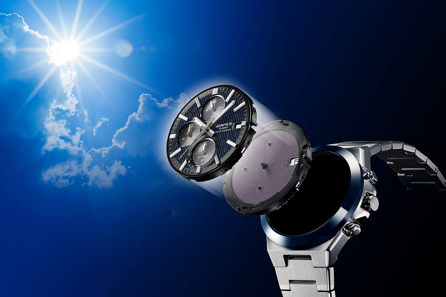 Casio Edifice Solar Chronograph 41mm - EFS-S650D-2AEF - Bilde 6