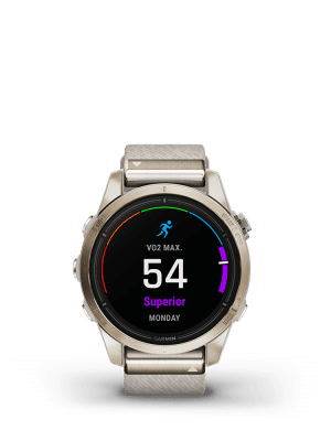 Garmin epix Pro (Gen 2) – Sapphire Edition 42mm, Soft Gold, Nylon - Bilde 11