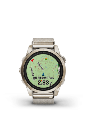 Garmin epix Pro (Gen 2) – Sapphire Edition 42mm, Soft Gold, Nylon - Bilde 3