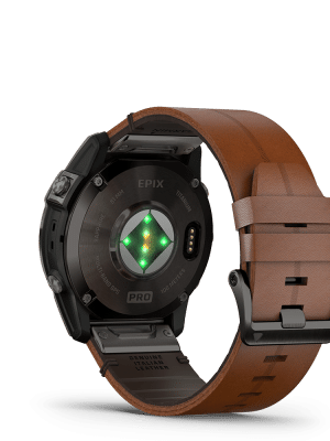 Garmin epix Pro (Gen 2) – Sapphire Edition 51mm, Carbon Gray, Leather - Bilde 8
