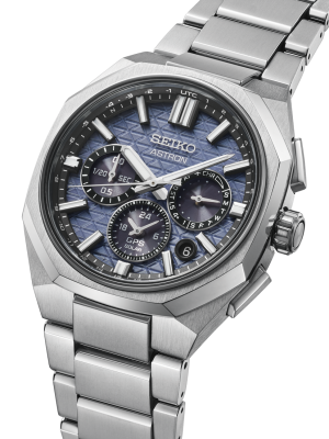 Alternative view of Seiko Astron GPS Solar Dual-Time Chronograph 43.4mm - HAB001J1