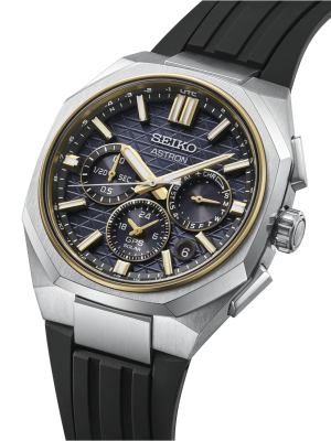 Alternative view of Seiko Astron GPS Solar Dual-Time Chronograph 43.4mm - HAB003J1