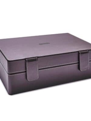 Alternative view of Leanschi 10 slot box/brown