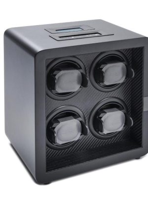 Leanschi watch winder 4 slots/black-black