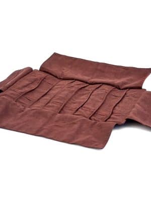 Alternative view of Leanschi 8 strap pouch/brown