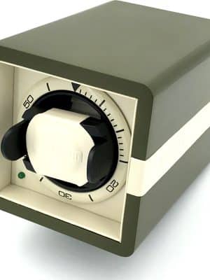 Leanschi single watch winder/green-beige