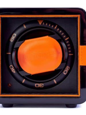 Leanschi Single watchwinder | Sport Edition Black & ORange - Bilde 2