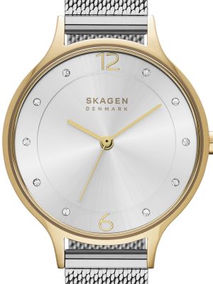 Alternative view of Skagen Anita Lille Two-Tone Steel Mesh Watch - SKW2340