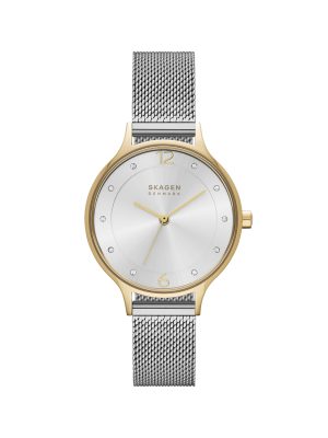 Skagen Anita Lille Two-Tone Steel Mesh Watch - SKW2340