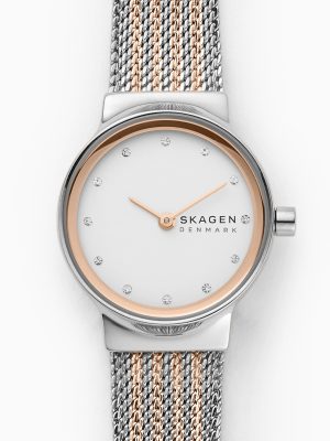Alternative view of Skagen Freja Lille Two-Tone Steel Mesh Watch - SKW2699