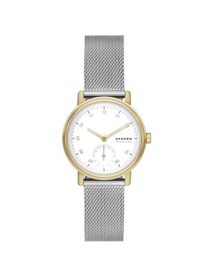 Skagen Kuppel Lille Two-Hand Sub-Second Stainless Steel Mesh Watch - SKW3101