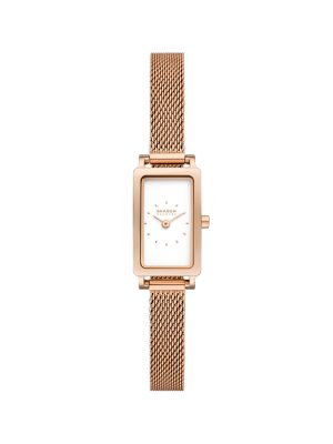 Skagen Hagen Micro Two-Hand Rose Gold Stainless Steel Watch - SKW3148