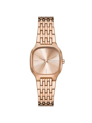 Skagen Mellem Lille Three-Hand Rose Gold Stainless Steel Watch - SKW3166