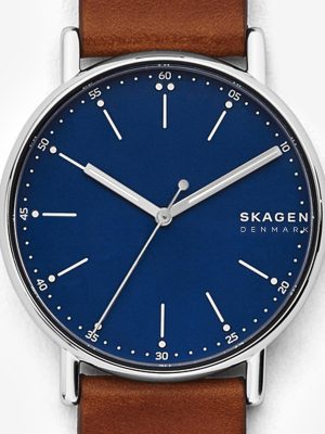Alternative view of Skagen Signatur Medium Brown Leather Watch - SKW6355