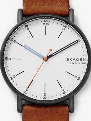 Alternative view of Skagen Signatur Medium Brown Leather Watch - SKW6374
