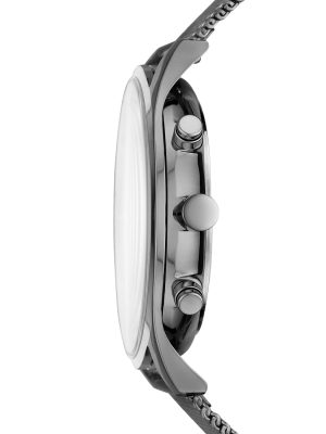 Alternative view of Skagen Holst Chronograph Charcoal Steel Mesh Watch - SKW6608