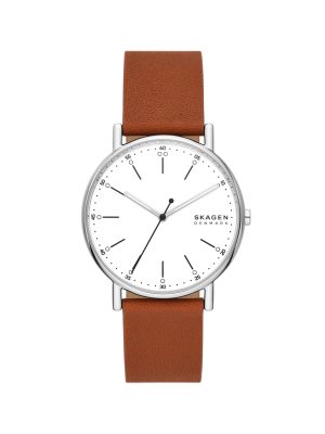 Skagen Signatur Three-Hand Luggage Leather Watch - SKW6903