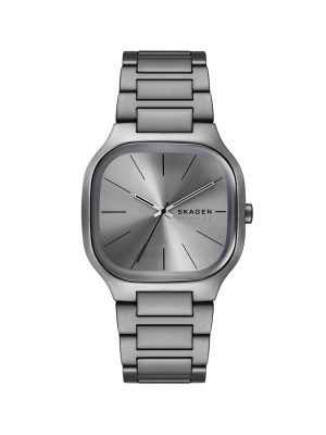 Skagen Mellem Three-Hand Grey Stainless Steel Watch - SKW6936
