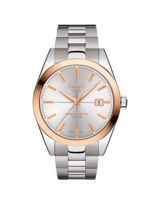 Tissot Gentleman Powermatic 80 Silicium 18K Gold Bezel - T927.407.41.031.00