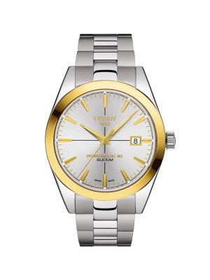 Tissot Gentleman Powermatic 80 Silicium 18K Gold Bezel - T927.407.41.031.01