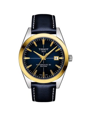 Tissot Gentleman Powermatic 80 Silicium 18K Gold Bezel - T927.407.46.041.01