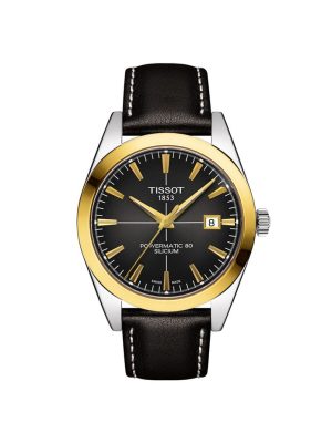Tissot Gentleman Powermatic 80 Silicium 18K Gold Bezel - T927.407.46.061.01
