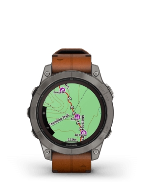 Garmin fēnix 7 Pro – Sapphire Solar Edition, Chestnut Leather - Bilde 4