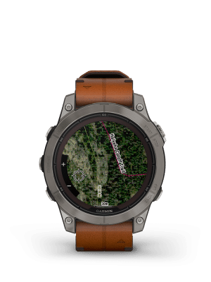Garmin fēnix 7 Pro – Sapphire Solar Edition, Chestnut Leather - Bilde 3