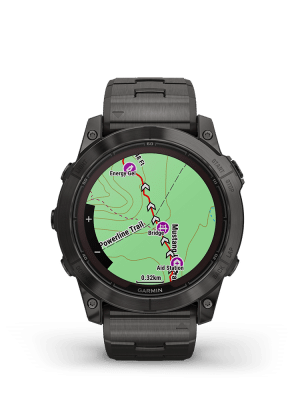 Garmin fēnix 7X Pro – Sapphire Solar Edition, Carbon Gray, Metal band - Bilde 4