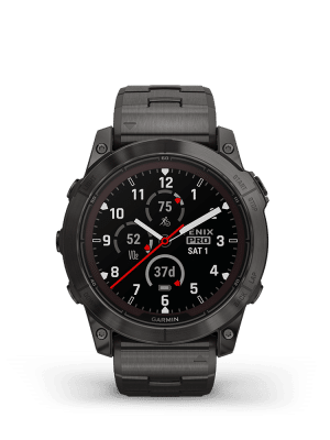 Garmin fēnix 7X Pro – Sapphire Solar Edition, Carbon Gray, Metal band